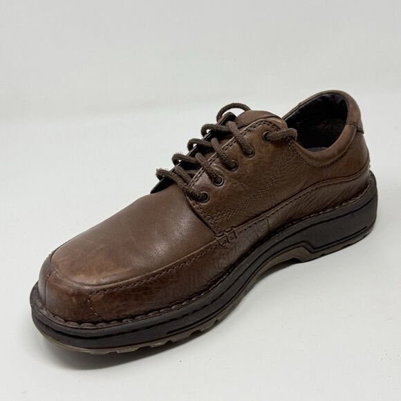 Rockport Blackville Derby Shoes Mens 10 W Wide Brown Tumbled Leather Casual main image 15